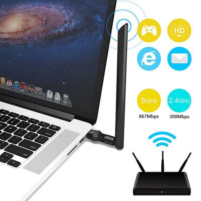 IM1200Y AC1200 Wireless Dual Band USB Adapter - IMILINK